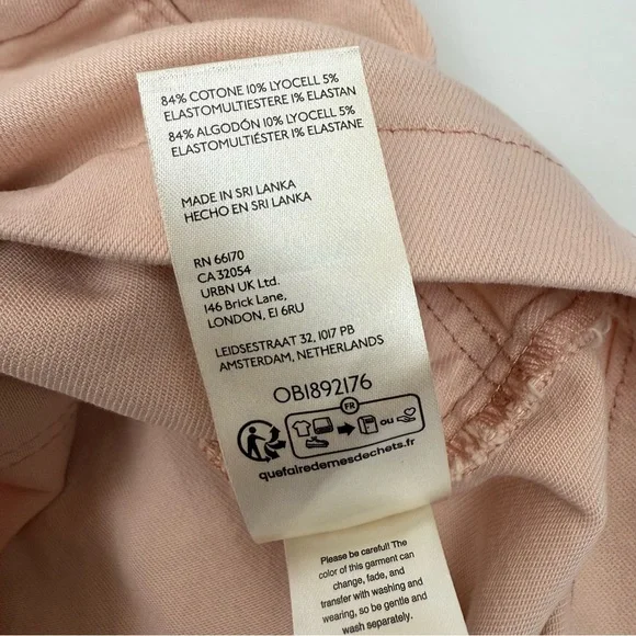 Pilcro X Anthropologie The Kit Utility Romper Pink Rose Denim Blush Coverall